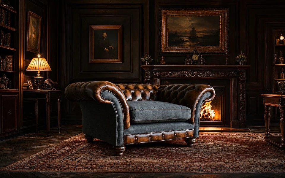 Chesterfield Armchairs for the Home Office and Study